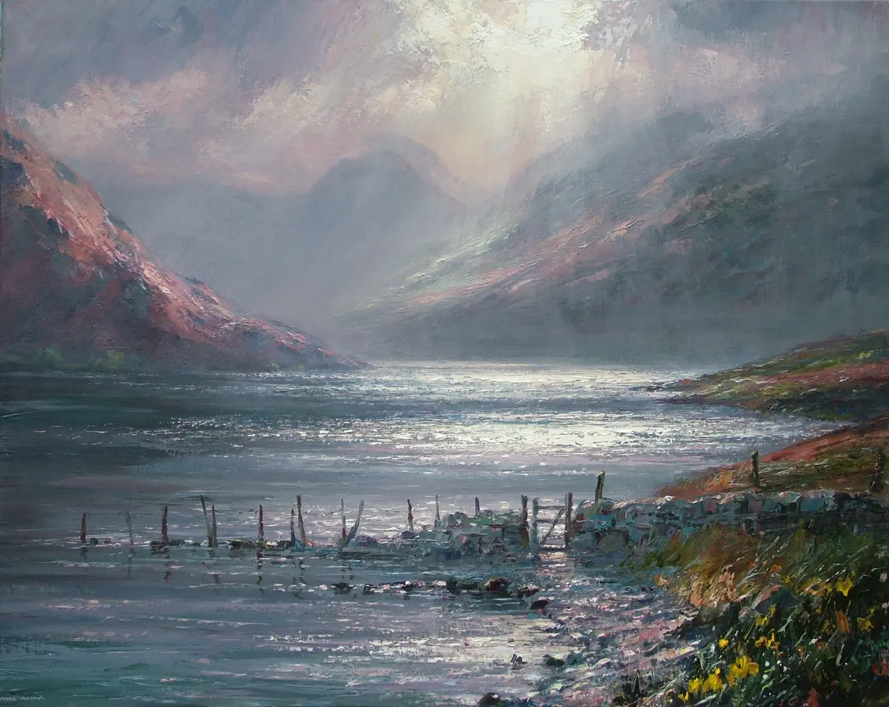 Mark Preston - october morning, crummock water
